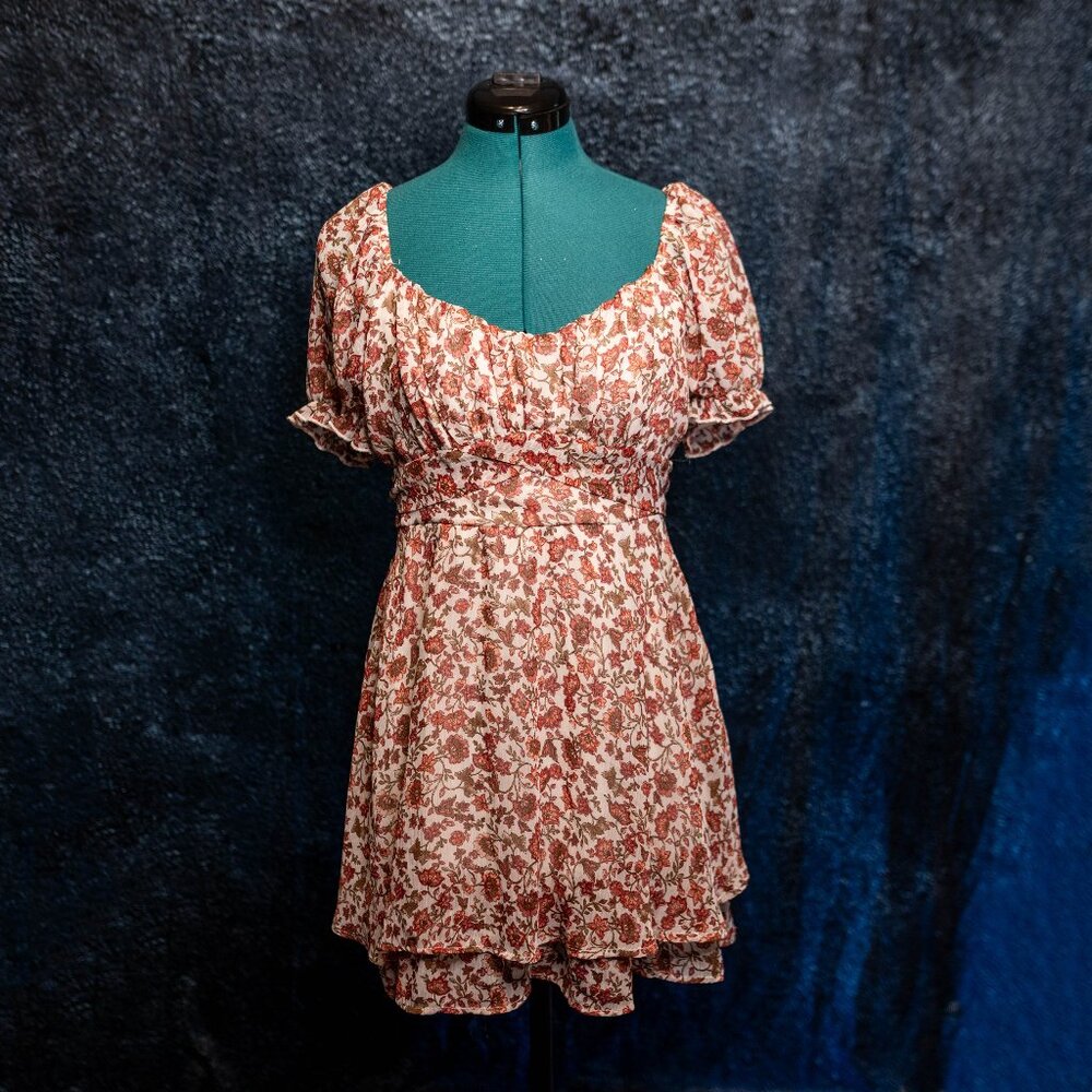 CLEARANCE Thirty Thirty Floral Mini Dress – Size L